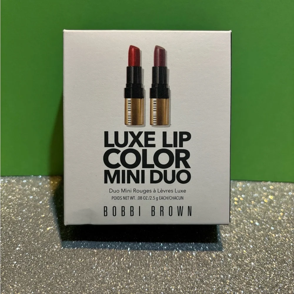 BNIB! Bobbi Brown Luxe Lip Color Mini Duo Lipstick Set 💄💄💋💋